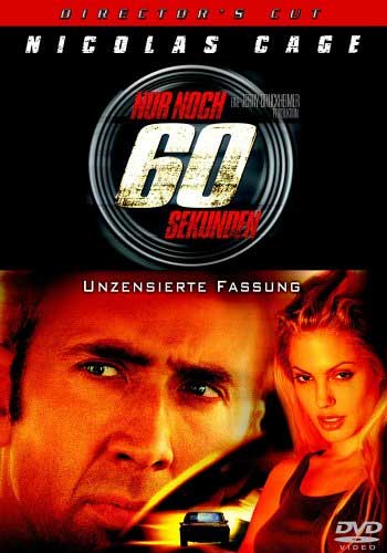 Nur noch 60 Sekunden (DVD) D.C.
Min: 122/DD5.1/WS