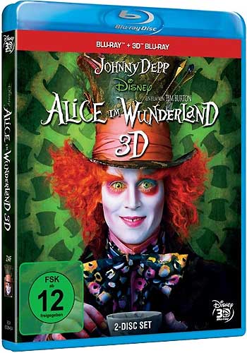 Alice im Wunderland #1 (BR) 3D&2D 2Disc
Min: 108/DD5.1/WS   Jonny Depp