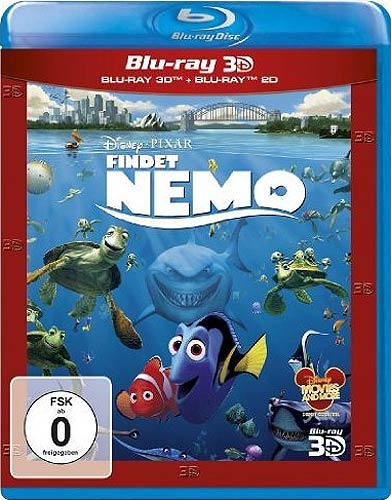 Findet Nemo 2012 (BR) 3D&2D  2Disc
Min: 100/DD5.1/WS