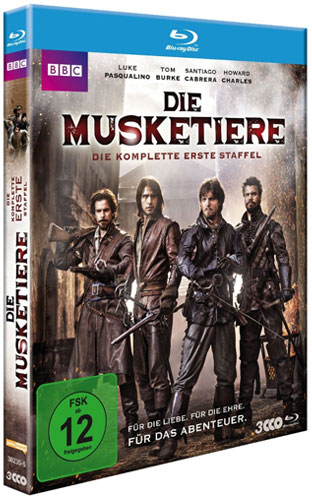 Musketiere, Die - Staffel #1 (BR) 3Discs
Min: 500/DTS-HD2.0/HD-1080p     Polyband