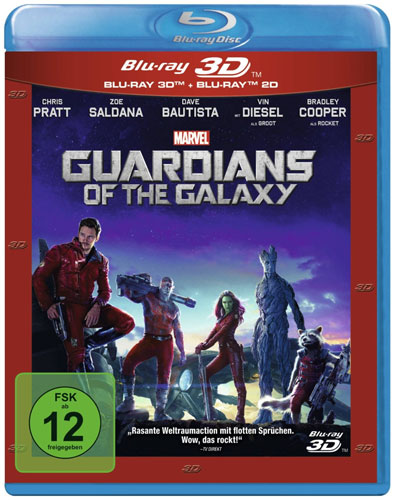 Guardians of the Galaxy #1 (BR) 3D/2D
Min: 125/DD5.1/WS       2Disc