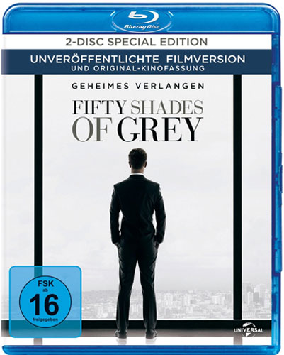 Fifty Shades of Grey #1 (BR) +Bonus DVD
Min: 125/DD5.1/WS    Combo-Pack, 2Disc