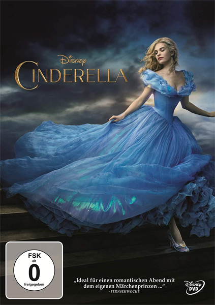 Cinderella (DVD) Live-Action   REALFILM
Min: 106+Bonus/DD5.1/WS     Disney