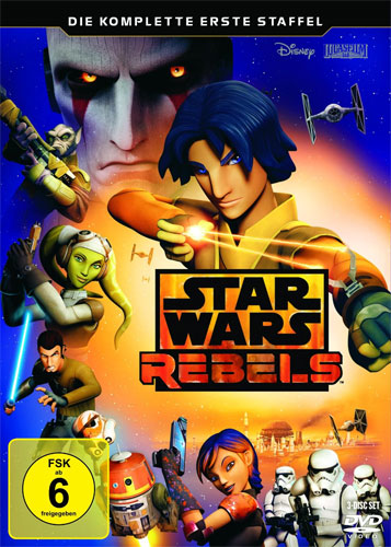 Star Wars Rebels - Staffel #1 (DVD) 3DVD
Min:  /DD5.1/WS  Komplette 1. Staffel