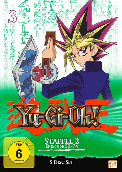 Yu Gi Oh! - Staffel 2.1 (DVD) 5DVDs 
Min: 510/DD/VB  Folge 50-74