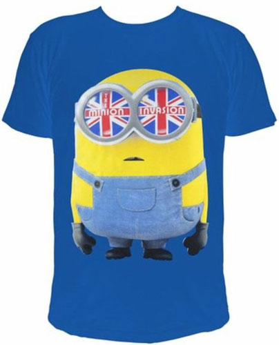Merc  T-Shirt Minions UK  M
blau