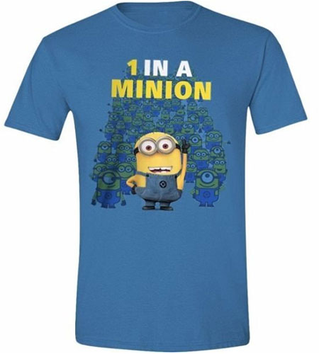 Merc  T-Shirt Minions 1 in a Minion  L
blau