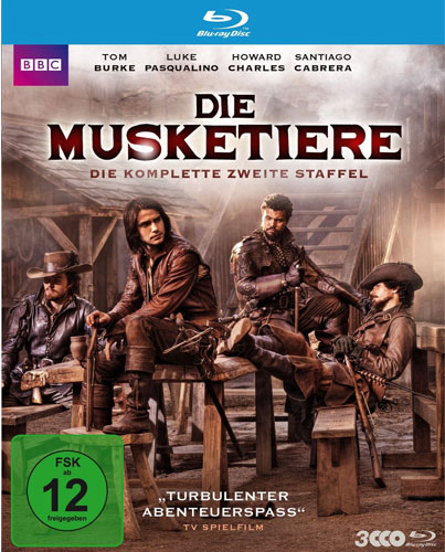 Musketiere, Die - Staffel #2 (BR) 3Discs
Min: 500/DD2.0/WS    BBC        Polyband
