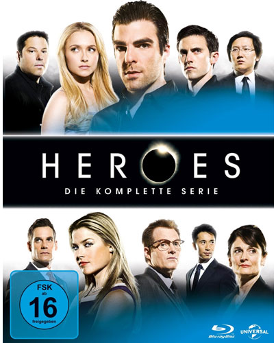 Heroes - Gesamtbox (BR) SSN 1-4, 17Discs
Min: 3833/DD5.1/WS *Replenishment!