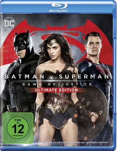 Batman V Superman: Dawn of Justice(BR)
Min: 182/DD5.1/WS Ultimate Edition 2Disc
