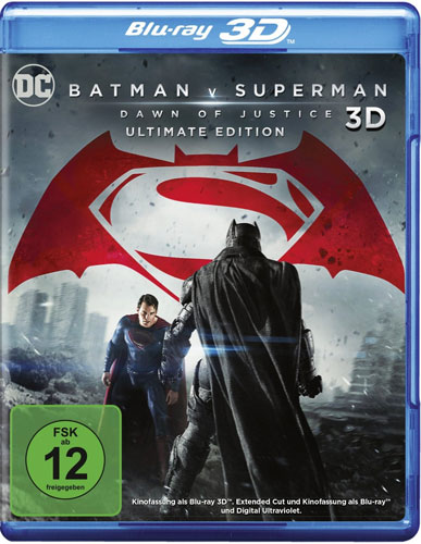 Batman V Superman: Dawn of Justice(BR)3D
Min: 182/DD5.1/WS  U.E. 3D/2D, 3Disc