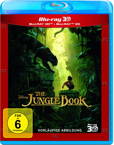 Jungle Book, The (BR) 3D/2D 2Disc Disney
Min: 106/DD5.1/WS Realfilm-Adaption 2016