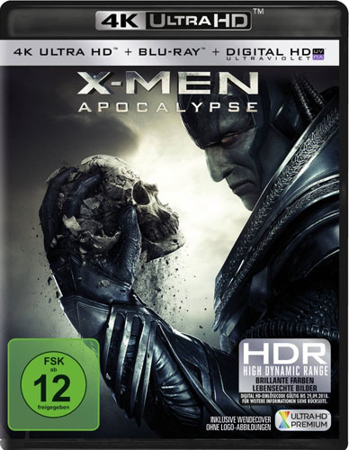 X-Men 6 - Apocalypse (UHD+BR)4K Ultra HD
Min: /DD5.1/WS     2Disc