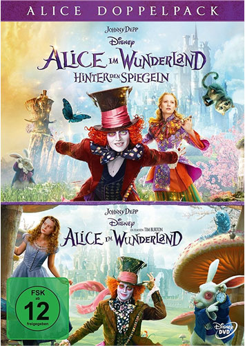 Alice im Wunderland  1&2(DVD) Doppelpack
Min: 212/DD5.1/WS    2Disc, m.Jonny Depp