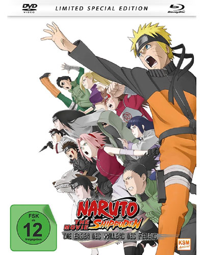 Naruto Shippuden - Movie #3 (BR+DVD) LE
Min: 96/DD5.1/WS  LE Mediabook, 2000 Stk