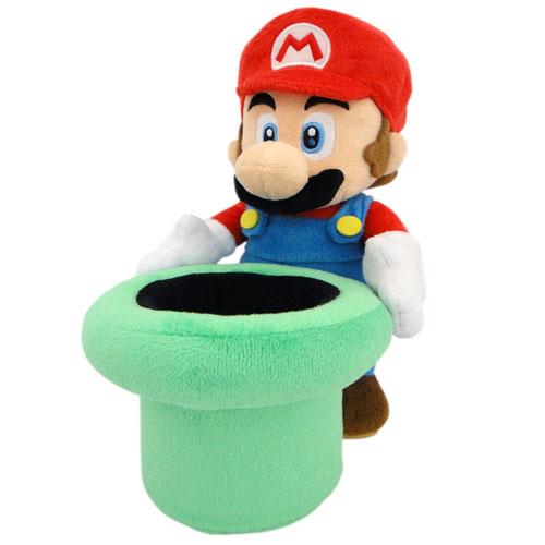 Merc Nintendo Plüsch Mario mit Rohr 26cm