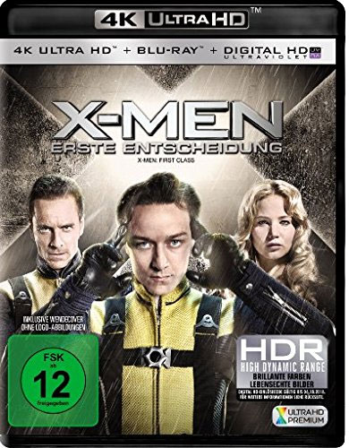 X-Men 4 - Erste Entscheidung (UHD+BR) 4K
Min: 131/DD5.1/WS   2Disc