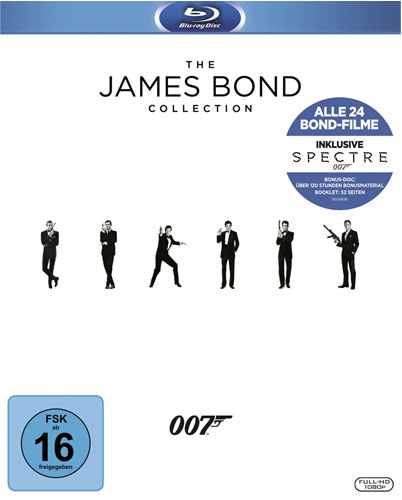 BOND 007  24-MOVIE-COLLECTION (BR) 2016
24 Disc