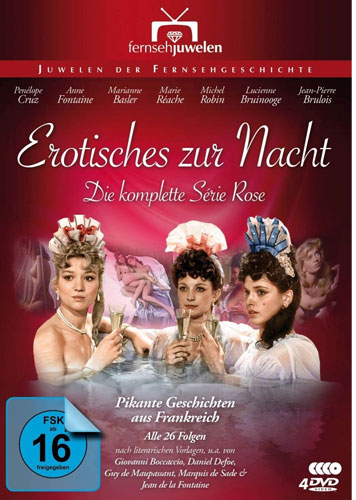 Erotisches zur Nacht - kompl.Serie (DVD)
4DVD, alle 26 Flg.+ Bonusf.: Liebesprobe