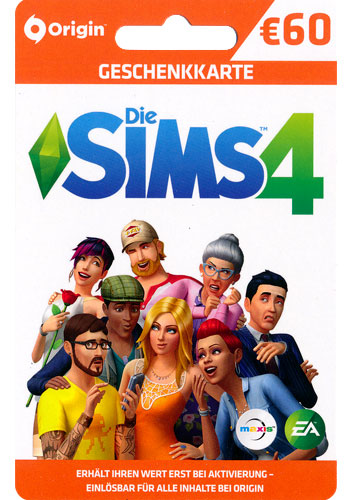 EA Origin Cash Card Sims 60 Euro Deutsc land