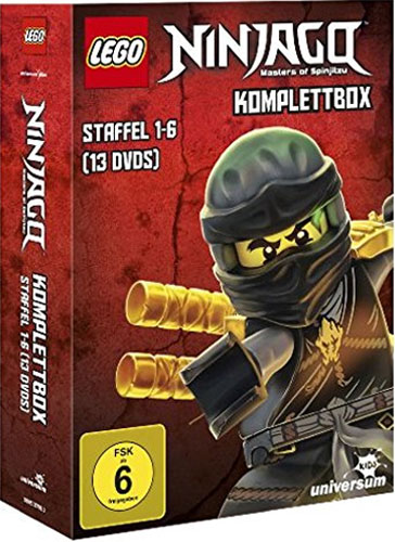 LEGO: Ninjago - BOX Staffel 1-6 (DVD)
Min: 1606/DD/WS  13Disc
