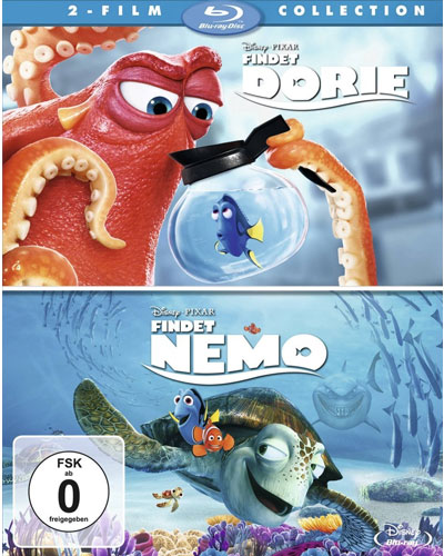 Findet Dorie & Findet Nemo (BR) DP 2Disc 
Min: 197/DD5.1/WS   Doppelpack