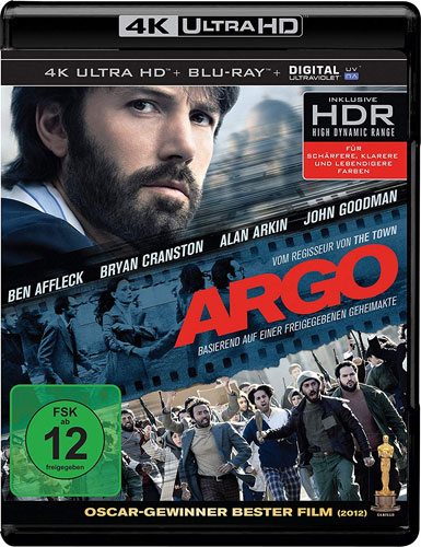 Argo (BR+UHD) 2Disc
Min: 120/DTS-HD5.1/HD-1080p  4K Ultra HD