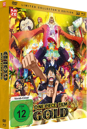 One Piece 12 (BR+DVD) Gold  L.C.E. 3Disc
Limited Collectors Ed.: 3D/BR + BR + DVD