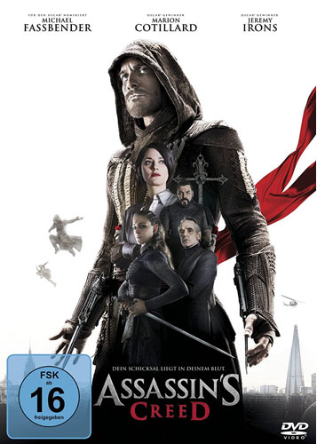 Assassins Creed - Der Film (DVD)
Min: 140/DD5.1/WS