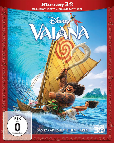 Vaiana (BR)  3D/2D  2Disc   Paradies hat
einen Haken         Min: 94/DD5.1/WS