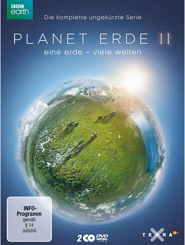 Planet Erde II BBC (DVD) Eine Erde -
Viele Welten, 2Disc, Min:300+50/DD5.1/WS