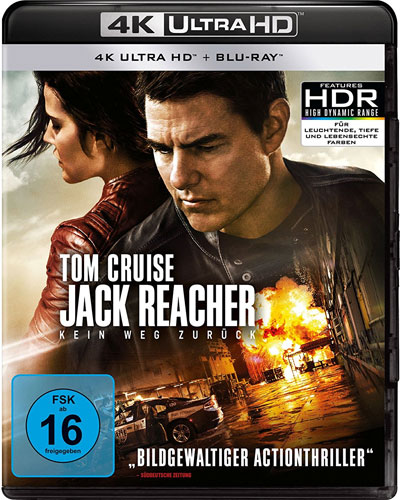 Jack Reacher #2: Kein Weg zurück(UHD+BR)
Min: 118/DD5.1/WS   4K Ultra, 2Disc