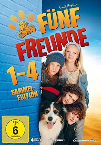 Fünf Freunde  1-4 (DVD) Movie Collection
Min: 362/DD5.1/WS  limitierte Auflage