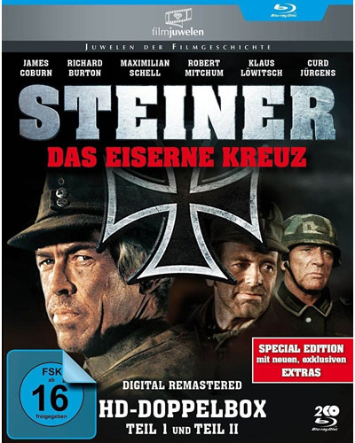 Steiner - Das Eiserne Kreuz 1&2 (BR) 2BR
Min: /DD/WS   Doppelbox. 2 Blu-Rays