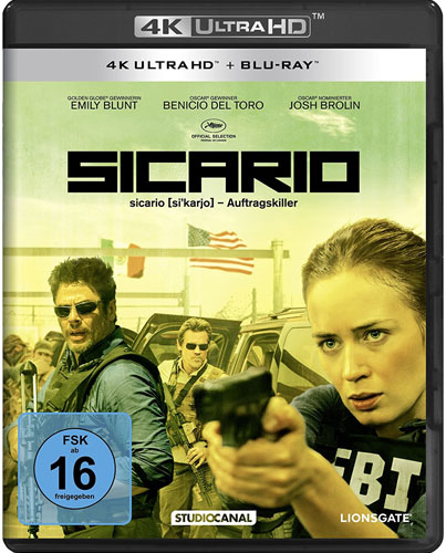 Sicario #1 (UHD) 4K Ultra
Min: 121/DTS-5.1/UHD