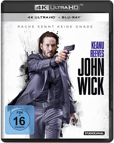 John Wick #1 (UHD) 4K Ultra
Min: 105/DTS/UHD Rache kennt keine Gnade