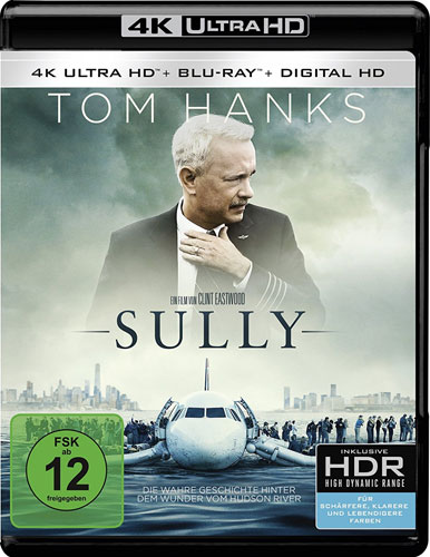 Sully (UHD+BR)  m.Tom Hanks   2Disc
Min: 96/DD5.1/WS  4K Ultra