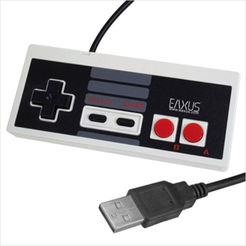 PC Controller Retro mit USB-Kabel  Eaxus
NES design