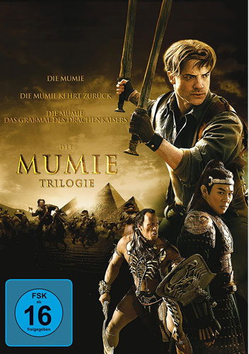 Mumie  1-3, Die (DVD) Trilogie, 3Disc
Min: 351/DD5.1/WS  Neus Cover