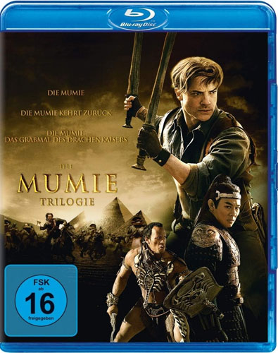 Mumie  1-3, Die (BR) Trilogie, 3Disc
Min: 364/DD5.1/WS  Neus Cover