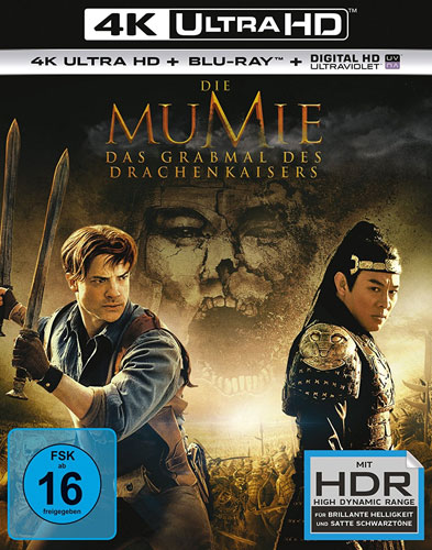 Mumie 3, Die (UHD+BR) Grabmal d.Drachenk
Min: 115/DD5.1/WS  2Disc, 4K Ultra