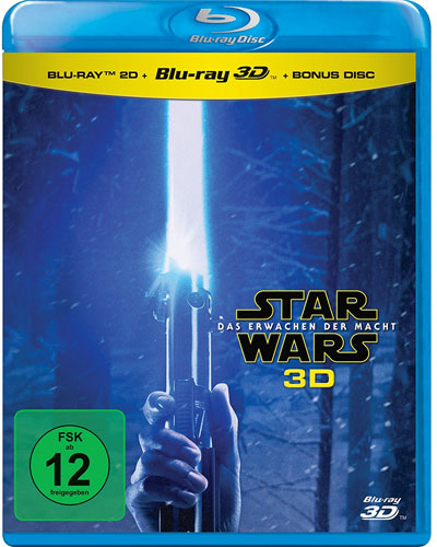 Star Wars #7: Erwachen der Macht (BR) 3D
Min: 135/DD5.1/WS  2D+3D, ersetz LE