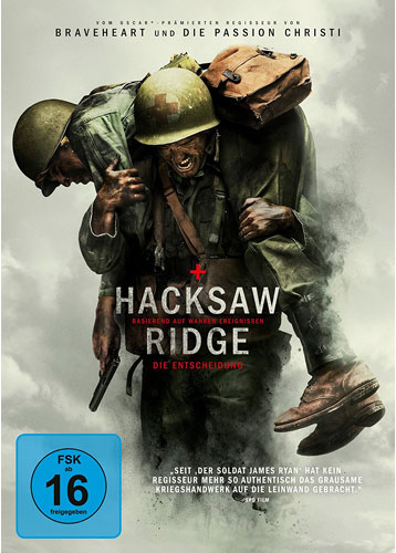 Hacksaw Ridge - Die Entscheidung (DVD)
Min: 140/DD5.1/WS