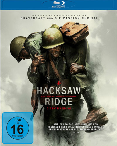 Hacksaw Ridge - Die Entscheidung (BR)
Min: 145/DD5.1/WS