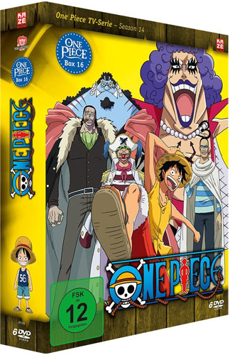 One Piece BOX 16 (DVD)  TV-Serie  6DVDs
(Episoden 490-516)