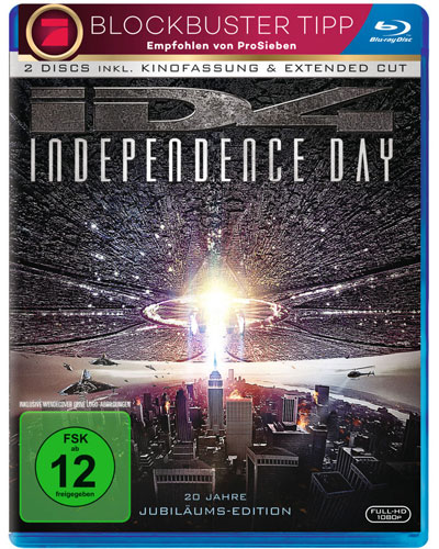 Independence Day  1&2 (BR)  2Disc
*Neuauflage ohne Bonus-Disc!