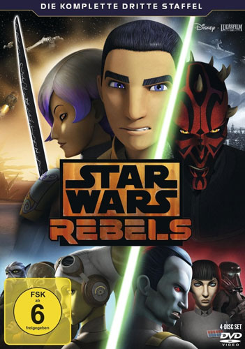 Star Wars Rebels - Staffel #3 (DVD) 4DVD
Min: 426/DD5.1/WS  Komplette 3. Staffel