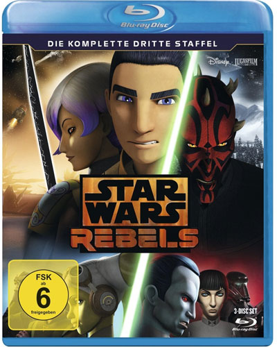 Star Wars Rebels - Staffel #3 (BR) 3Disc
Min: 426/DD5.1/WS  Komplette 3. Staffel
