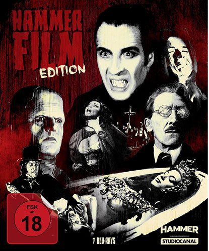 Hammer Film Edition (BR) 7Disc
Digital Remastered, Schuber