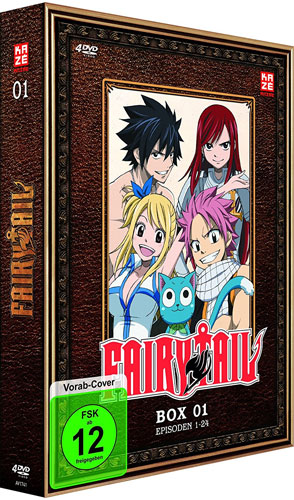 Fairy Tail: TV-Serie - Box #1 (DVD)
4Disc, Episoden 01-24